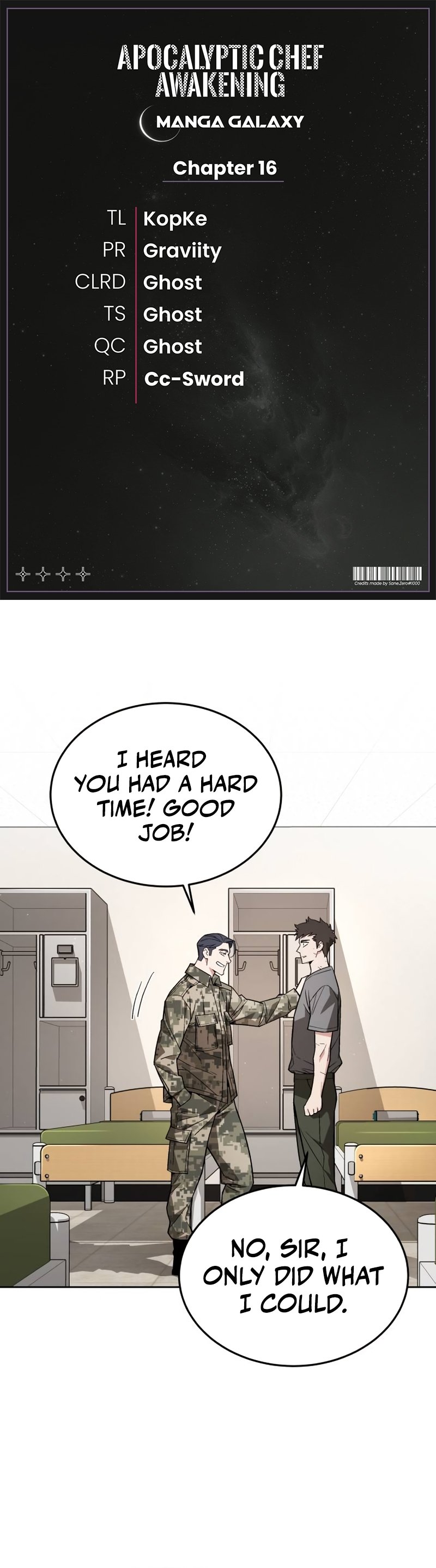 Apocalyptic Chef Awakening chapter 16 page 1