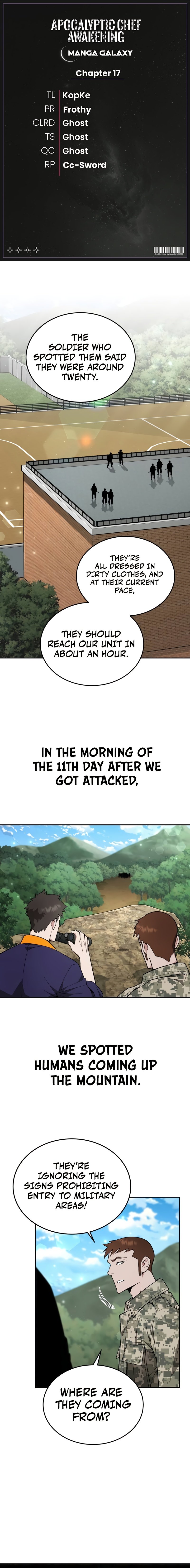 Apocalyptic Chef Awakening chapter 17 page 1