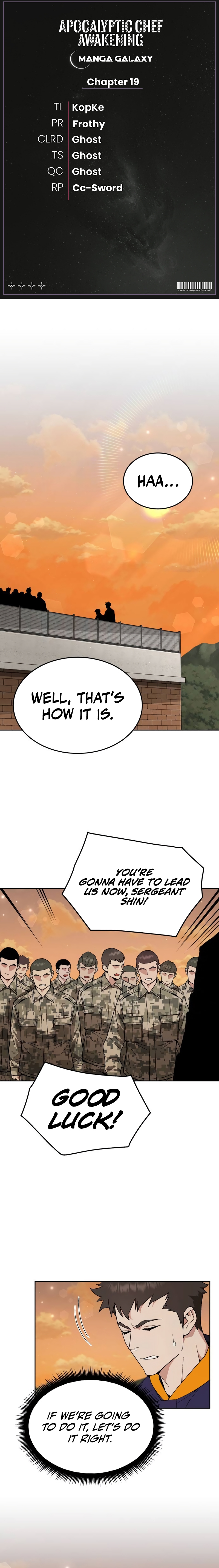 Apocalyptic Chef Awakening chapter 19 page 1