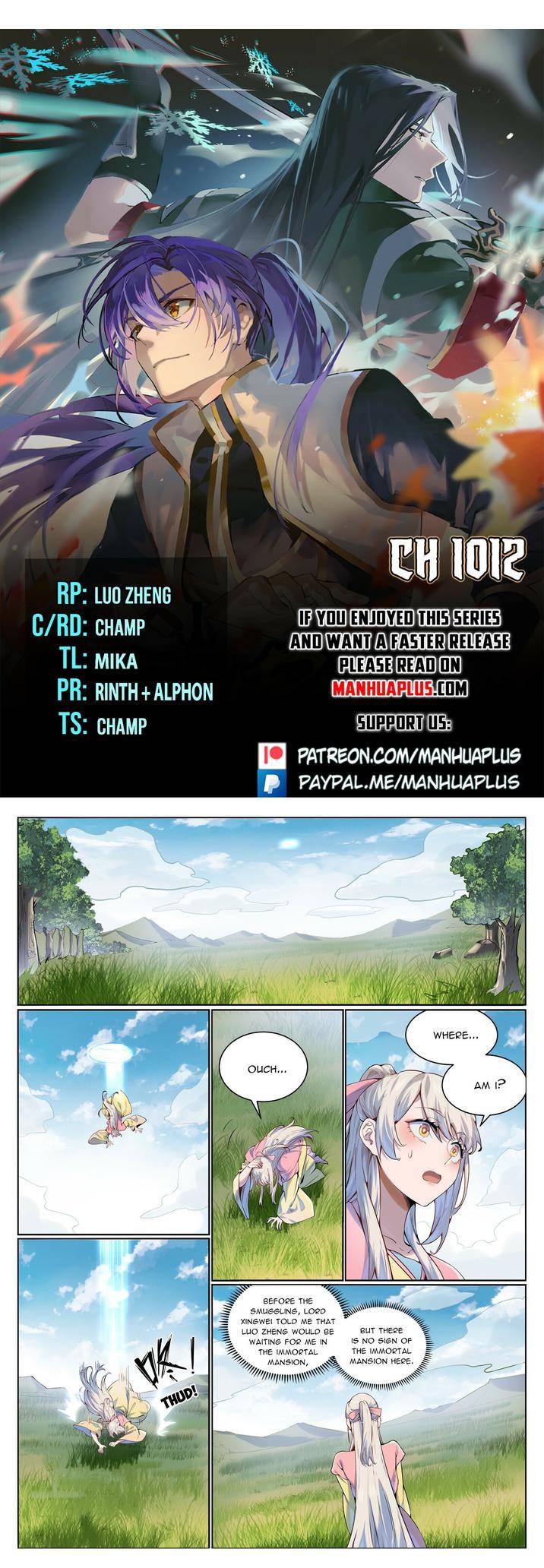 Apotheosis – Ascension to Godhood chapter 1012 page 1