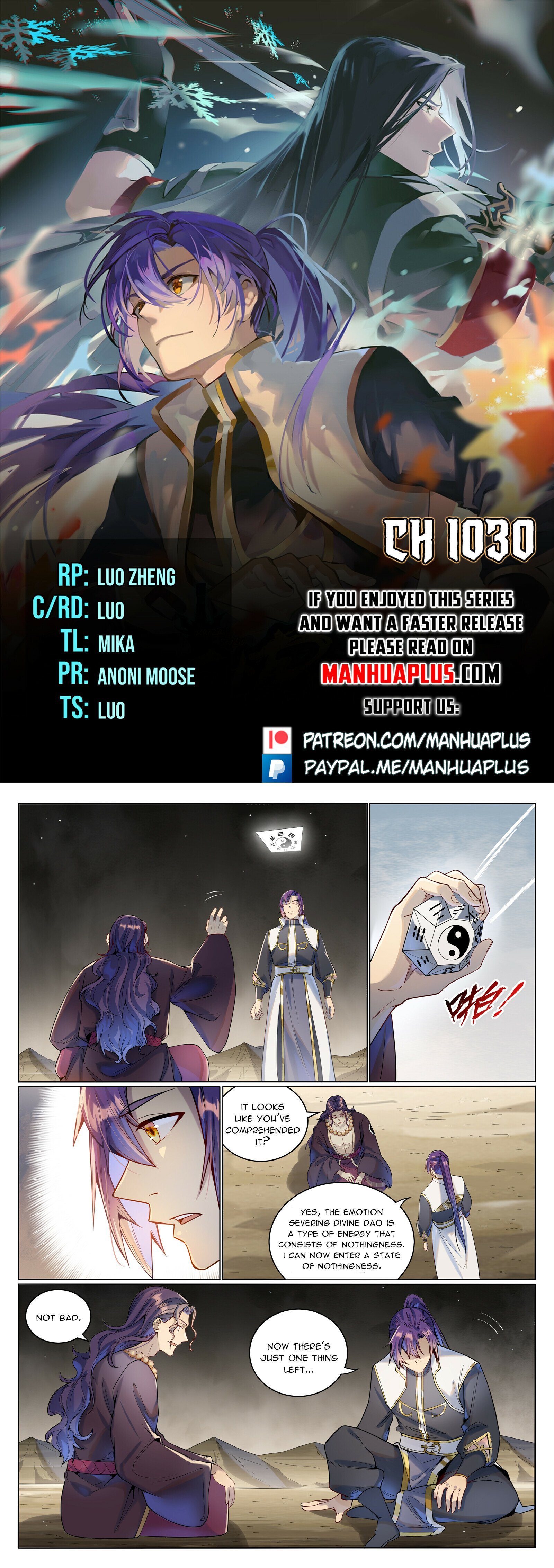 Apotheosis – Ascension to Godhood chapter 1030 page 1