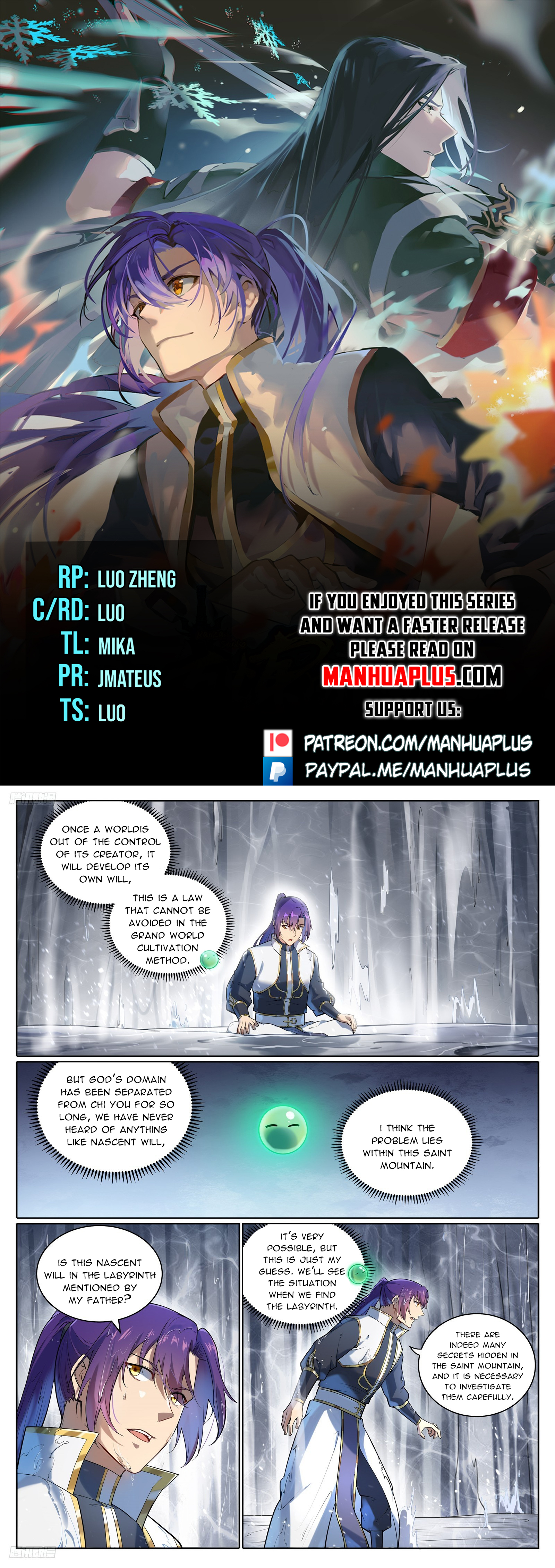 Apotheosis – Ascension to Godhood chapter 1105 page 1