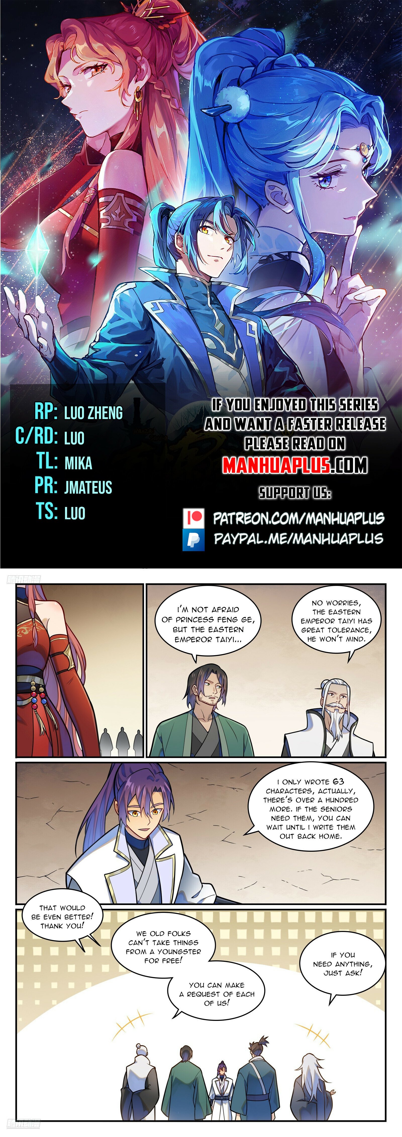 Apotheosis – Ascension to Godhood chapter 1212 page 1