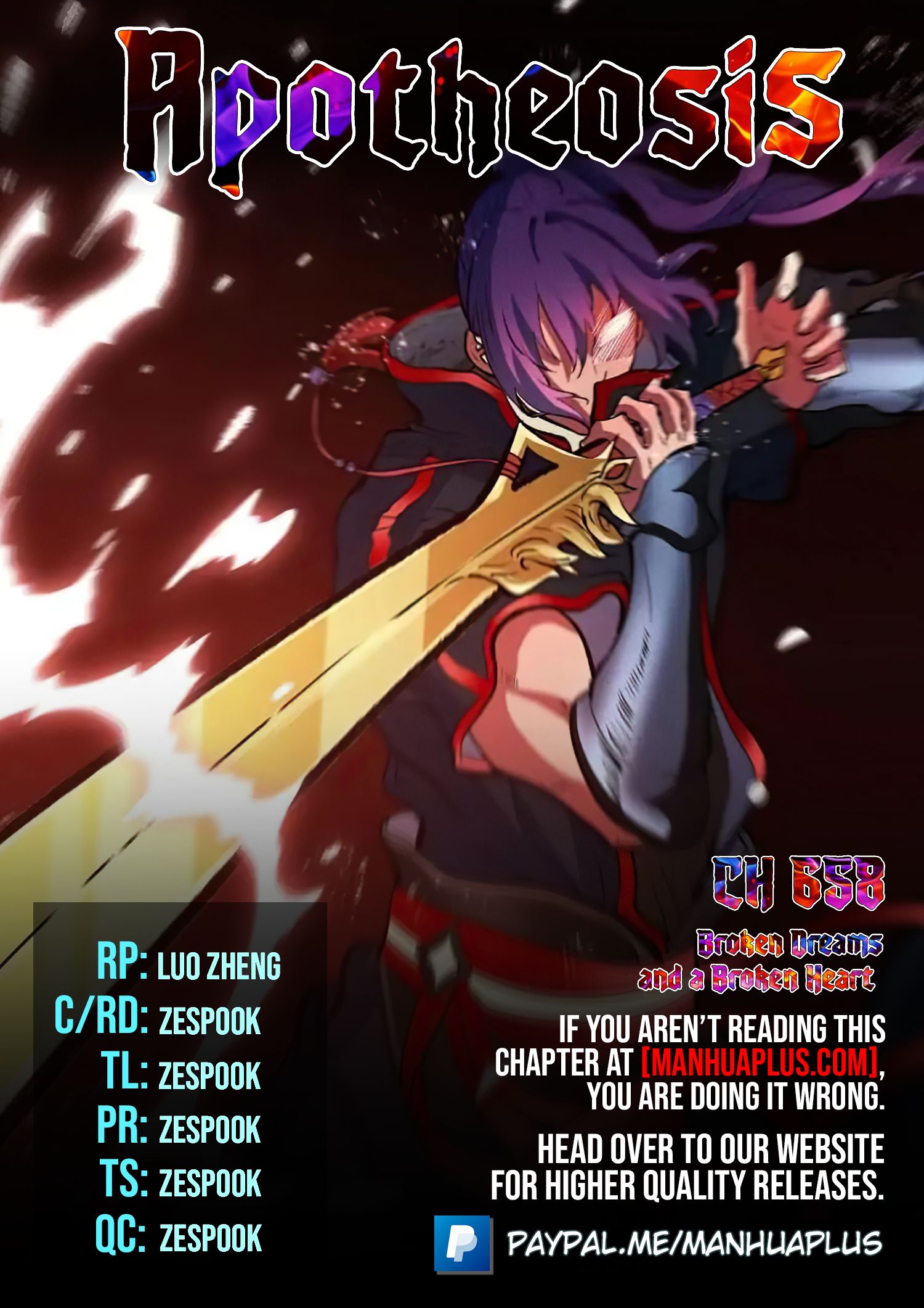 Apotheosis – Ascension to Godhood chapter 658 page 1