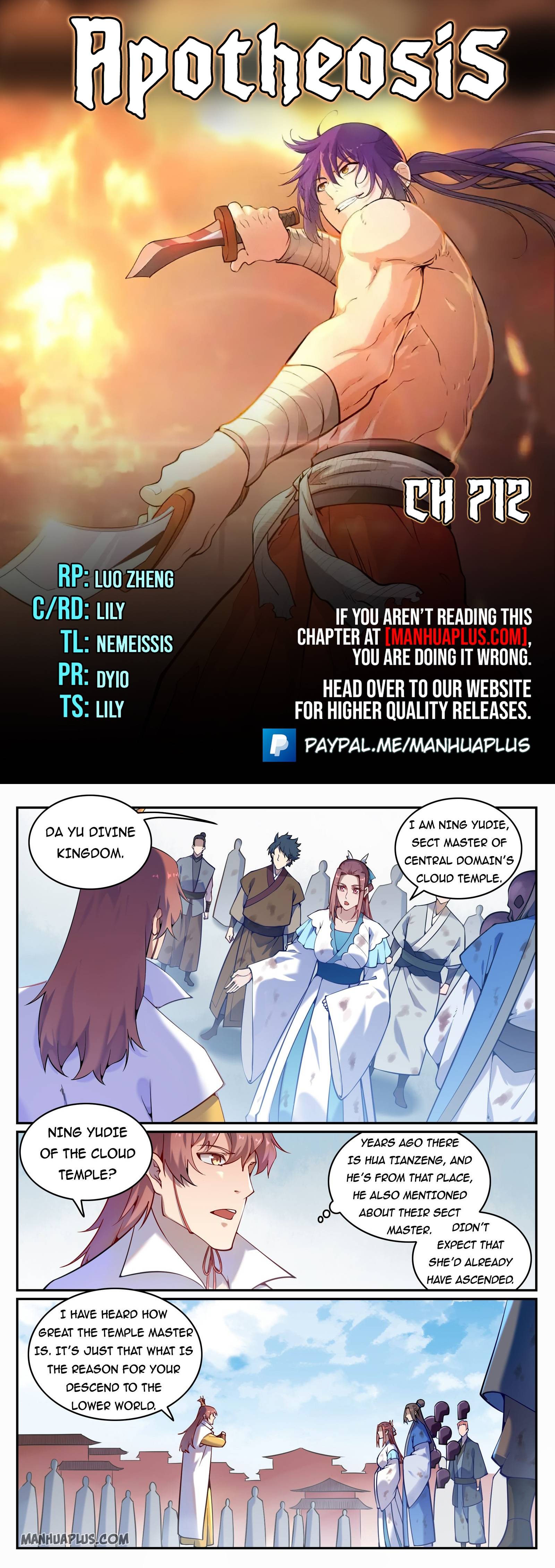 Apotheosis – Ascension to Godhood chapter 712 page 1