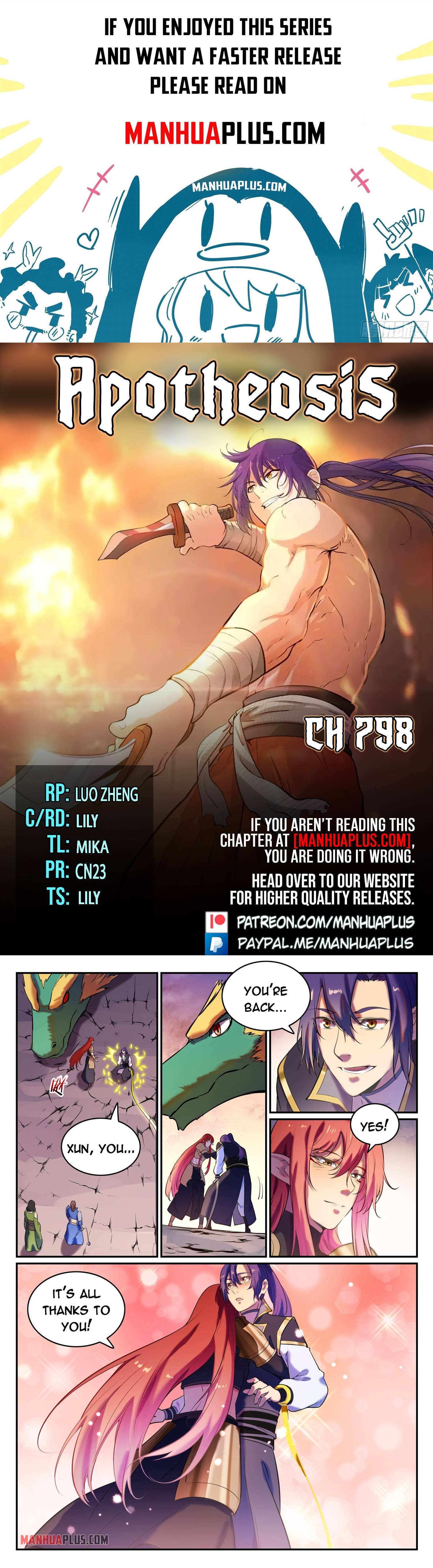 Apotheosis – Ascension to Godhood chapter 798 page 1