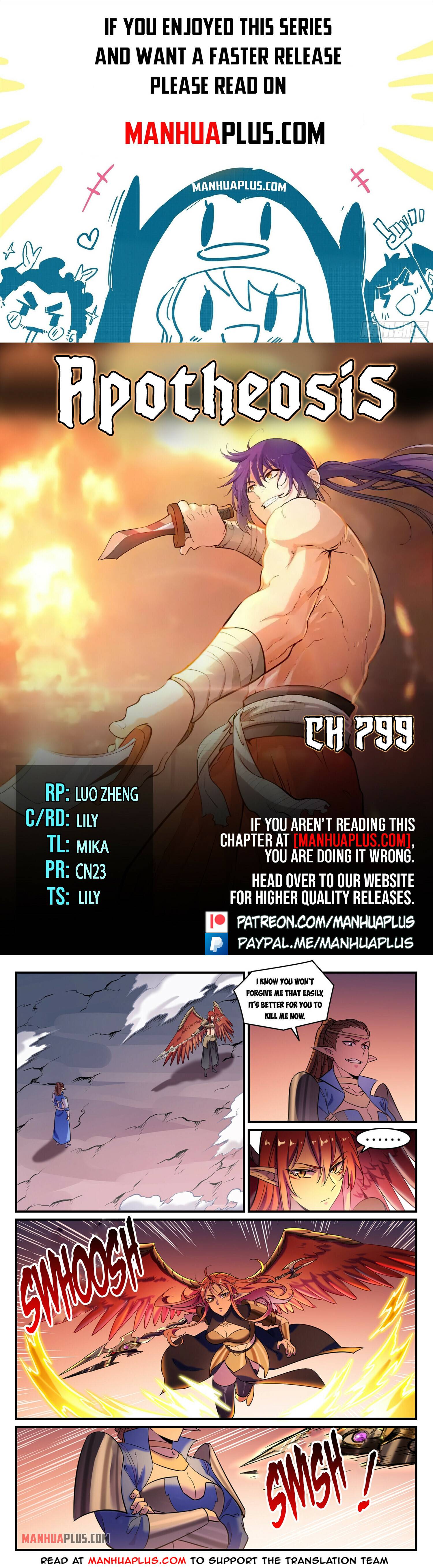 Apotheosis – Ascension to Godhood chapter 799 page 1