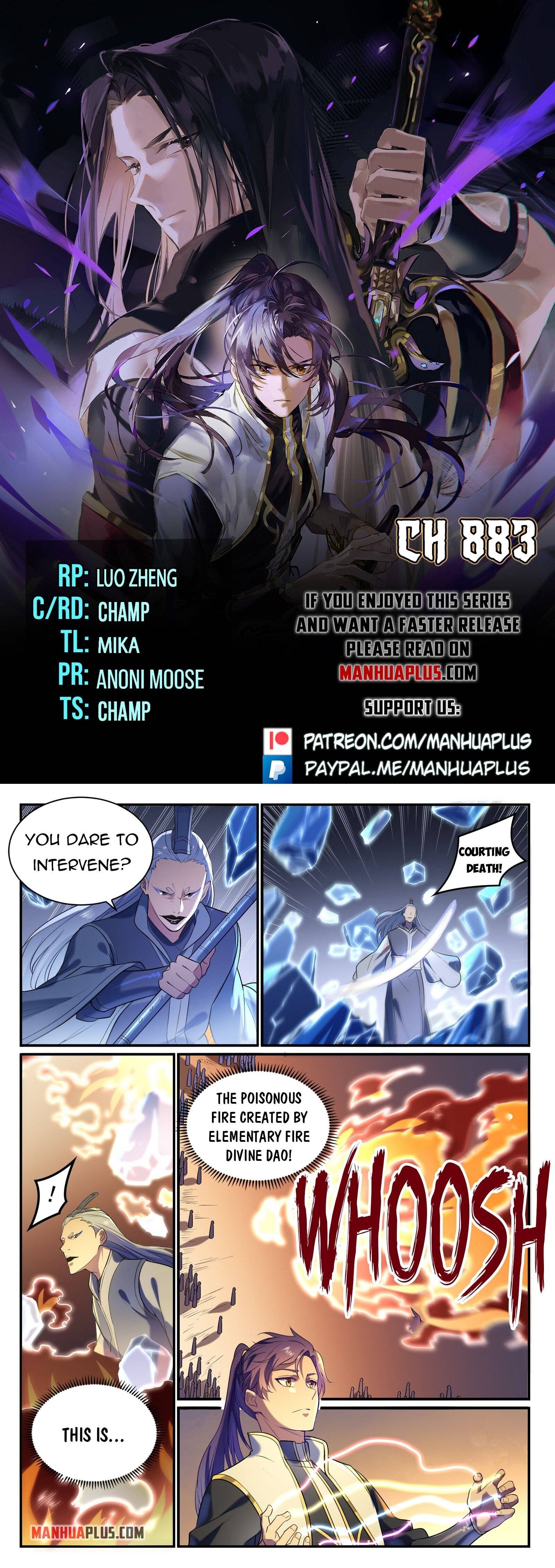 Apotheosis – Ascension to Godhood chapter 883 page 1