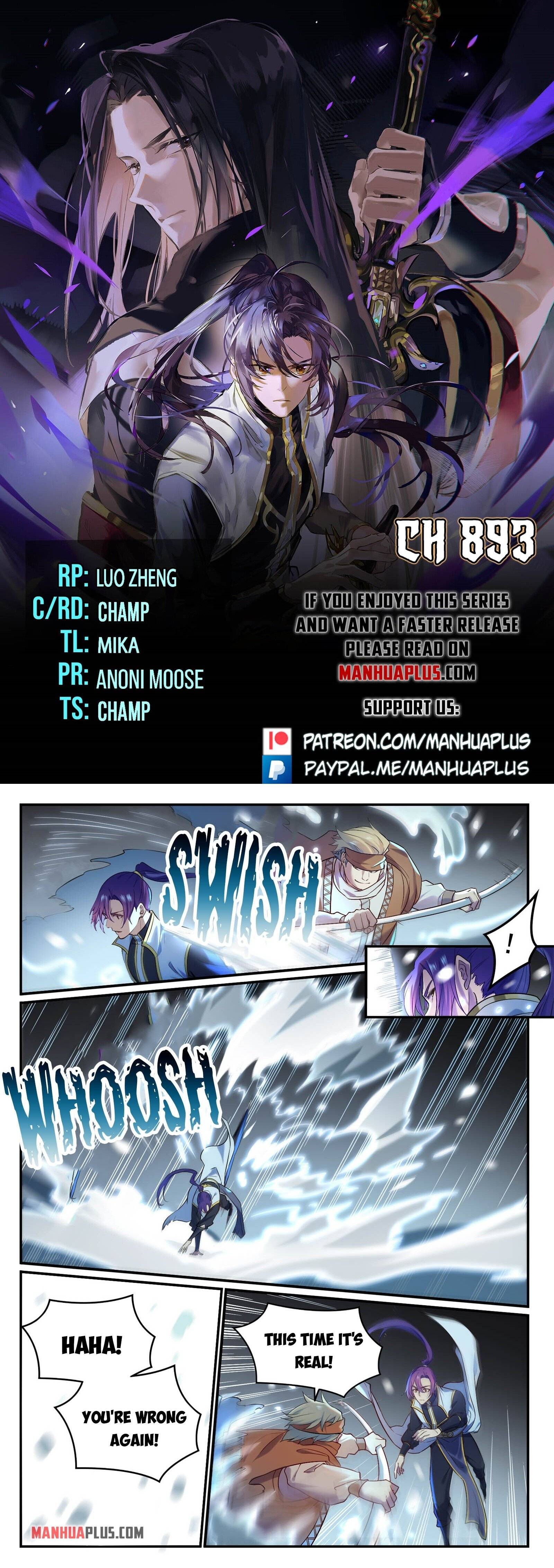 Apotheosis – Ascension to Godhood chapter 893 page 1