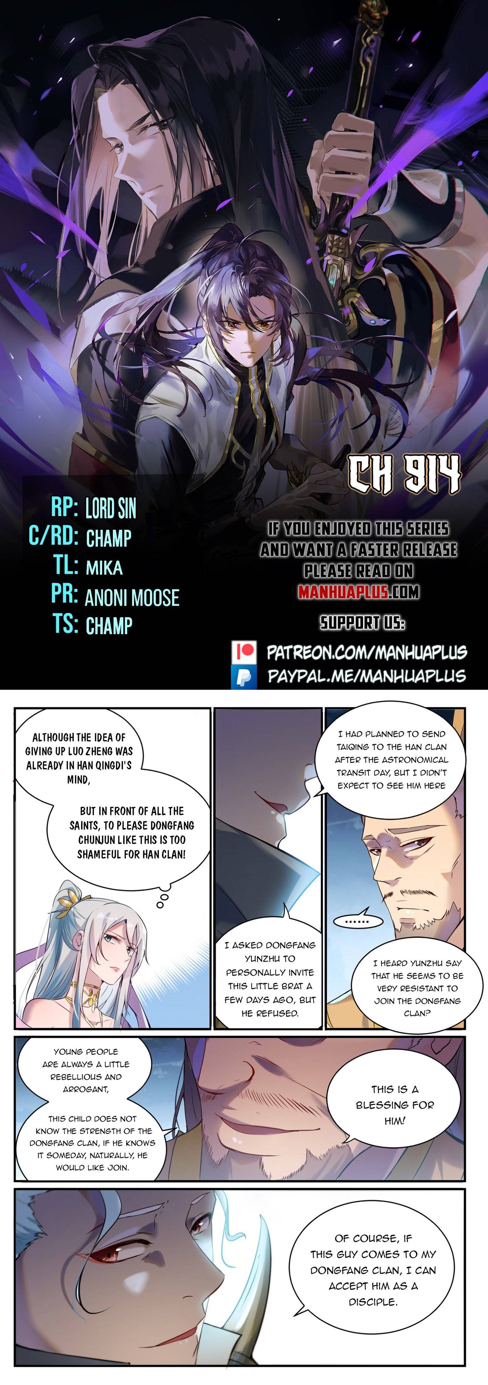 Apotheosis – Ascension to Godhood chapter 914 page 1