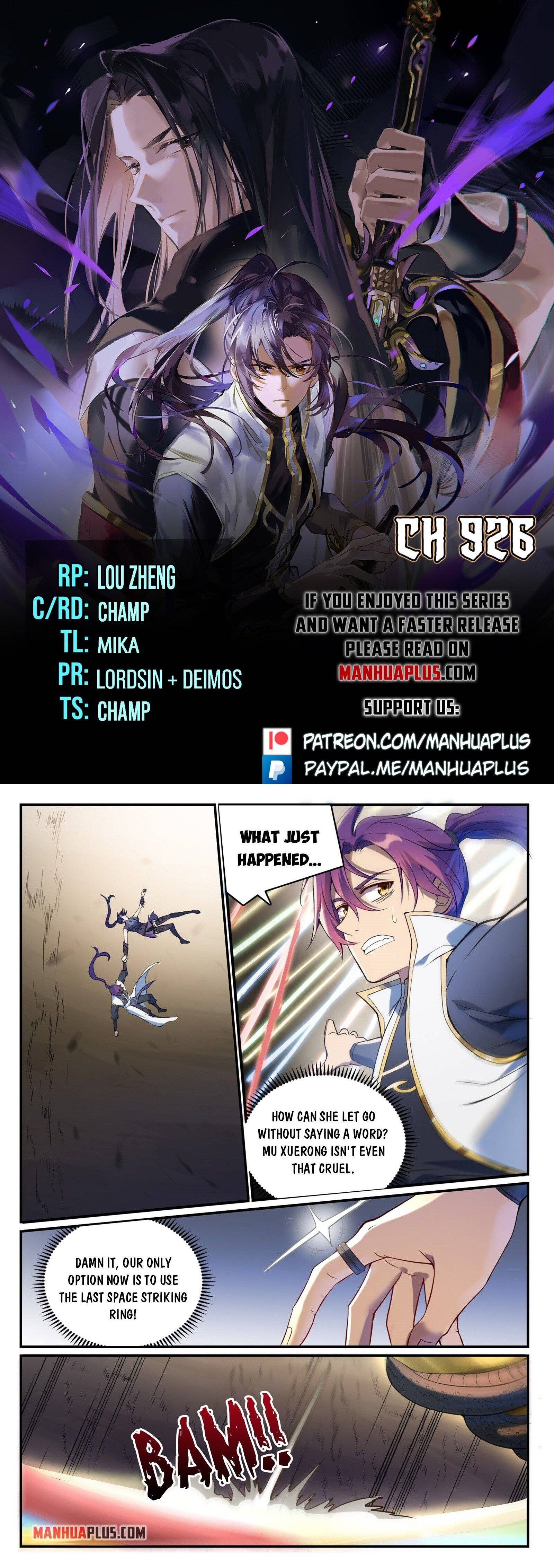 Apotheosis – Ascension to Godhood chapter 926 page 1