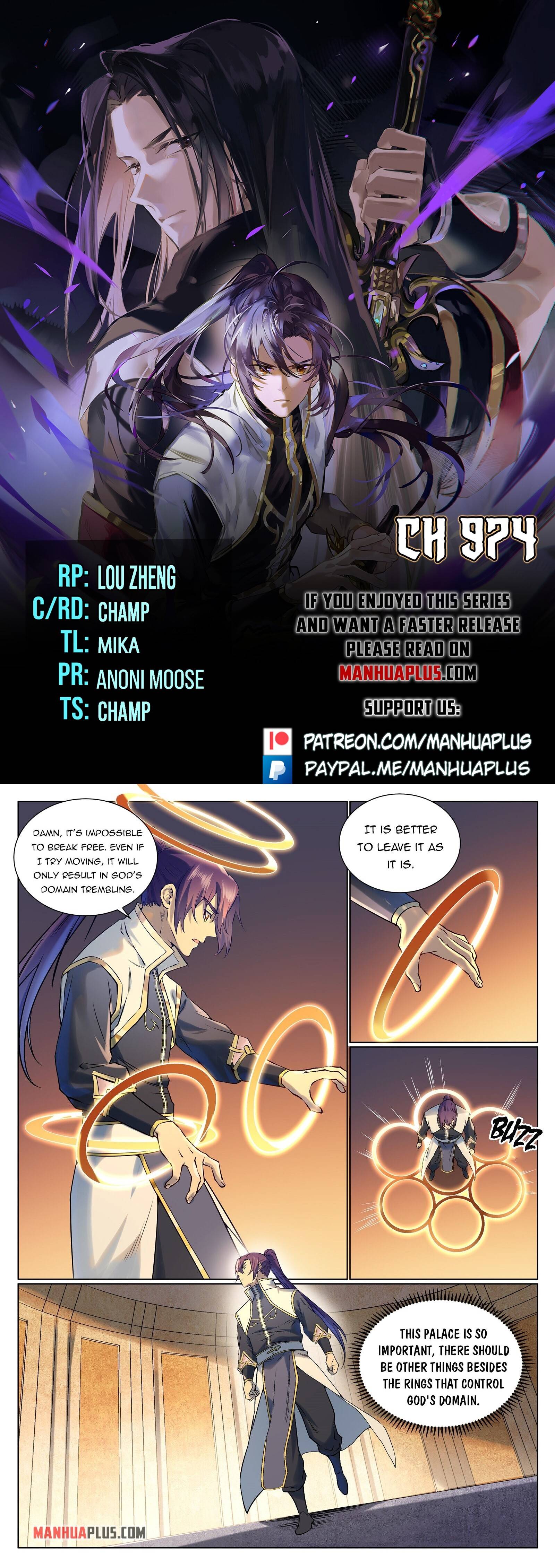 Apotheosis – Ascension to Godhood chapter 974 page 1