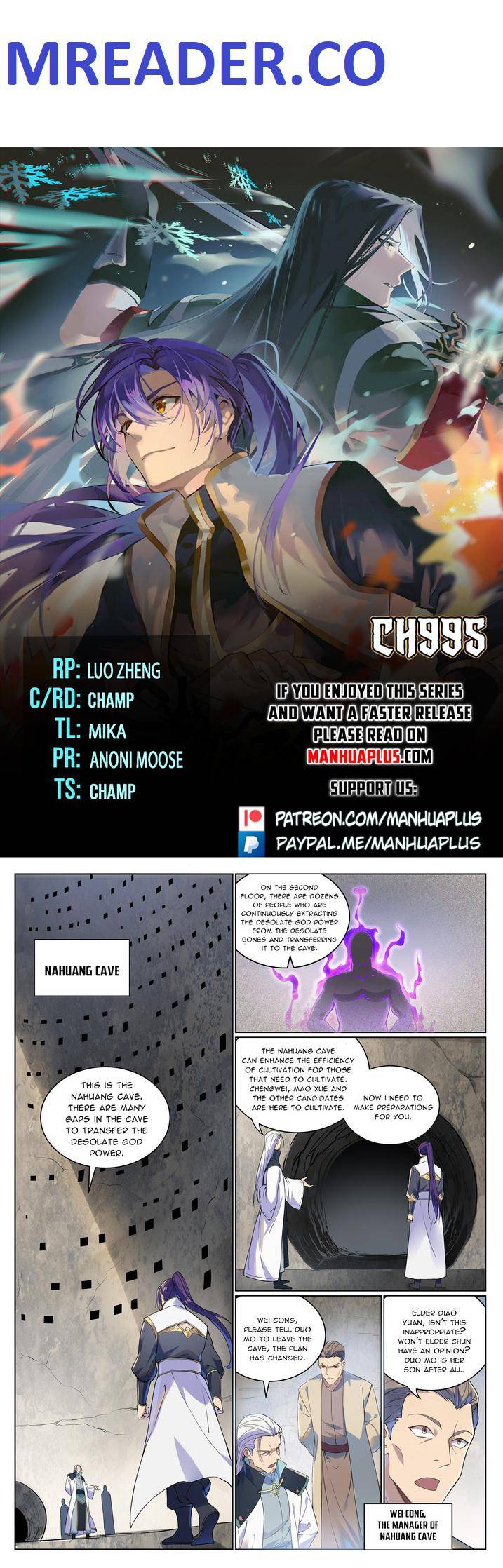 Apotheosis – Ascension to Godhood chapter 995 page 1