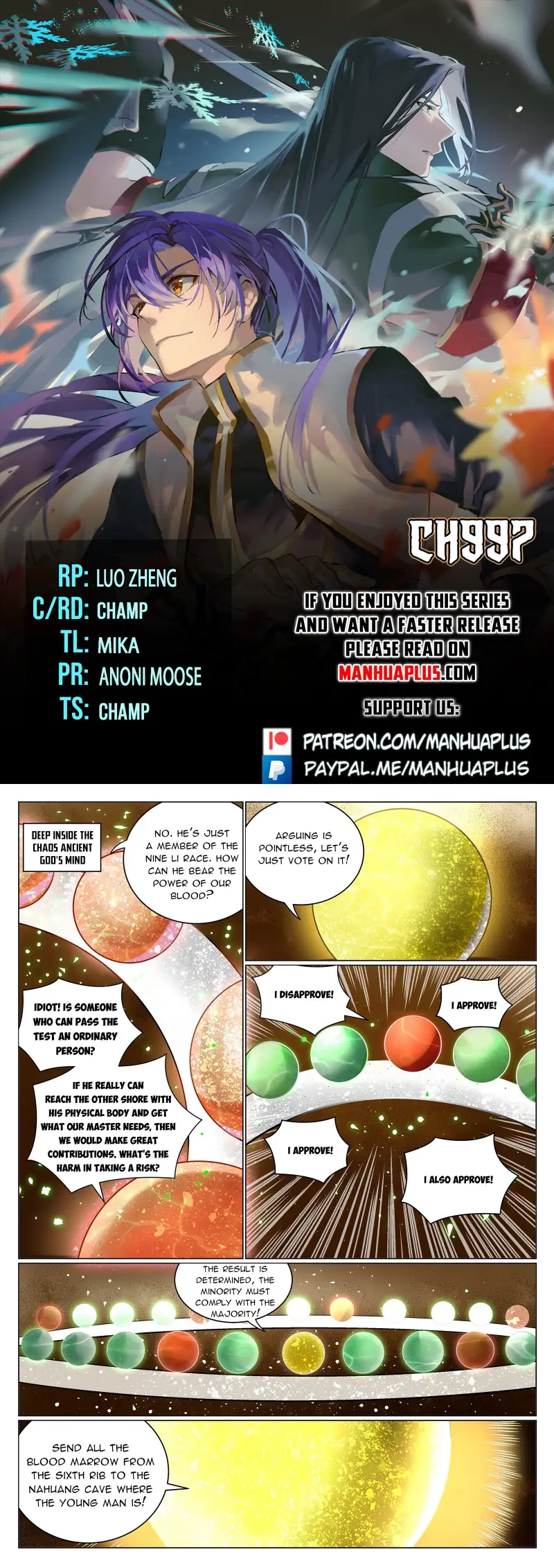 Apotheosis – Ascension to Godhood chapter 997 page 1