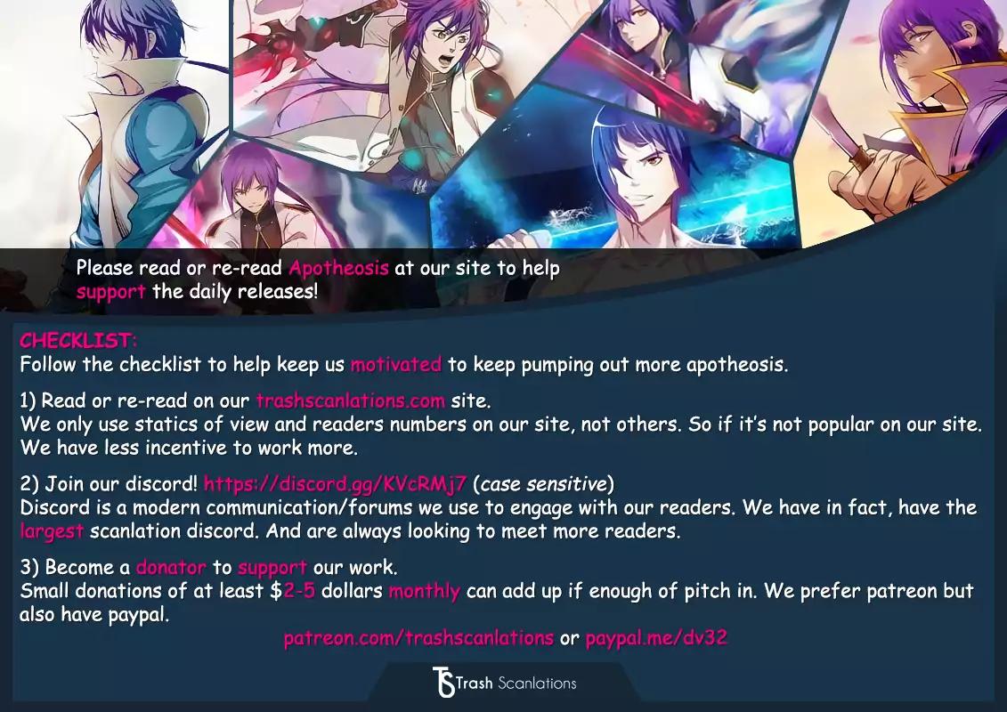 Apotheosis - Elevation to the status of a god chapter 57 page 1