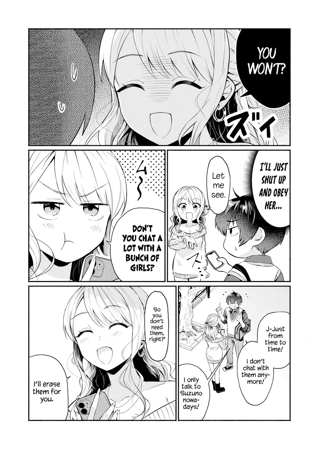 Apparently, My Childhood Friend’s Older Sister, Who is Called a Gal Nowadays, is a Yandere Who Pathologically Loves Me chapter 2 page 4