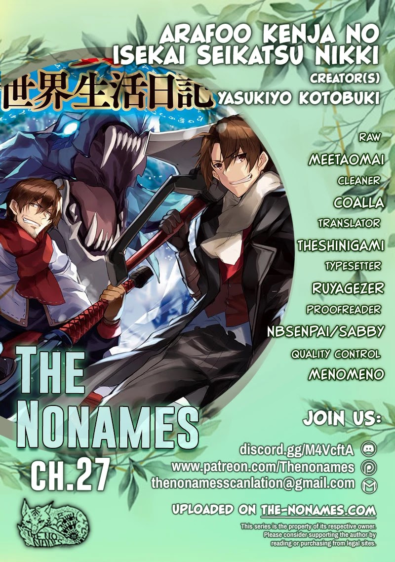 Arafoo Kenja no Isekai Seikatsu Nikki chapter 27 page 1