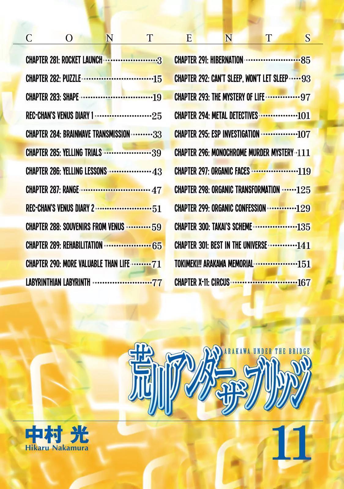 Arakawa Under the Bridge chapter 281 page 5