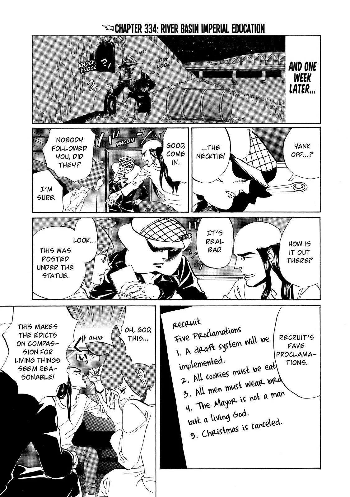 Arakawa Under the Bridge chapter 334 page 2