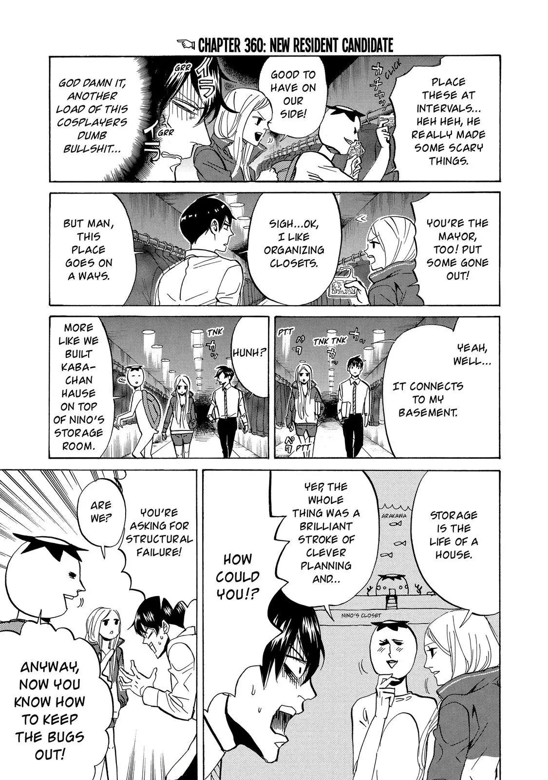 Arakawa Under the Bridge chapter 360 page 4