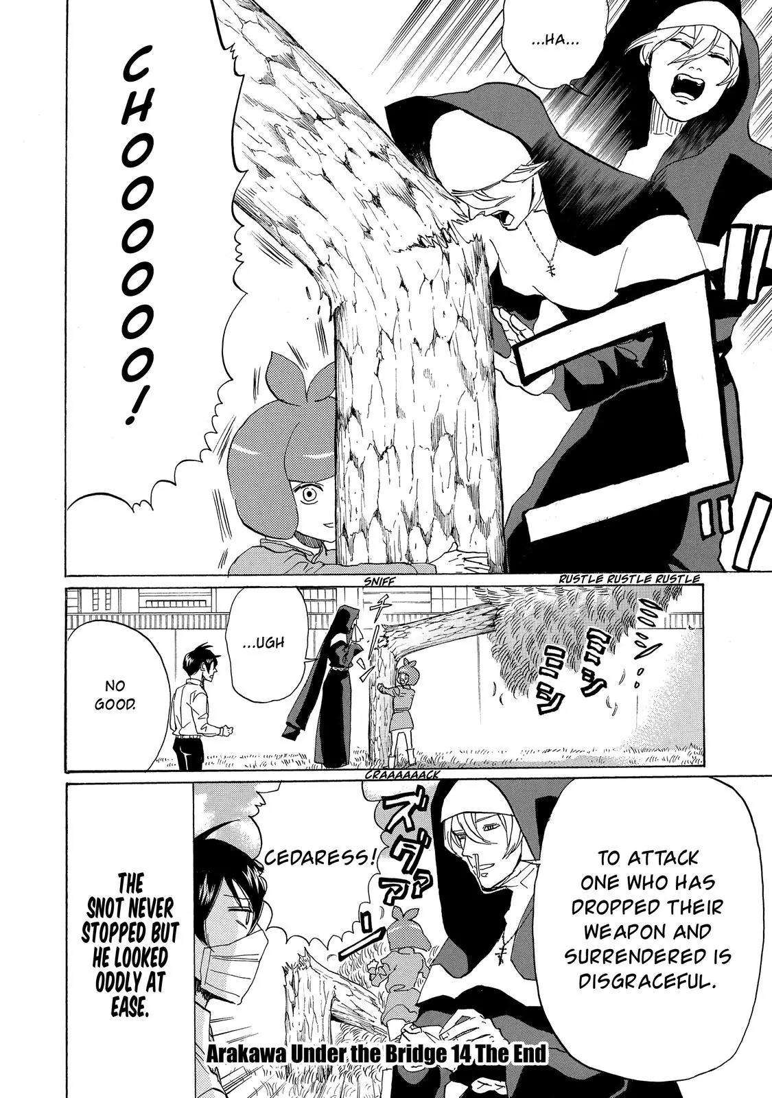 Arakawa Under the Bridge chapter 377.6 page 5