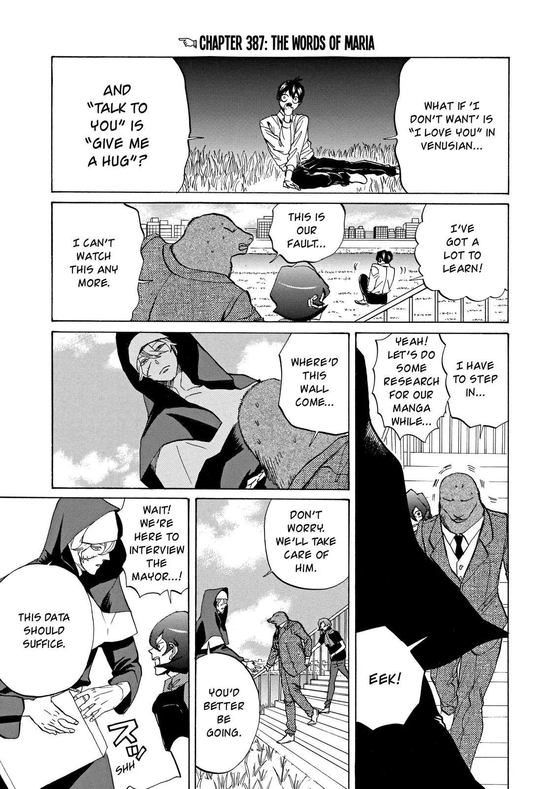Arakawa Under the Bridge chapter 387 page 4