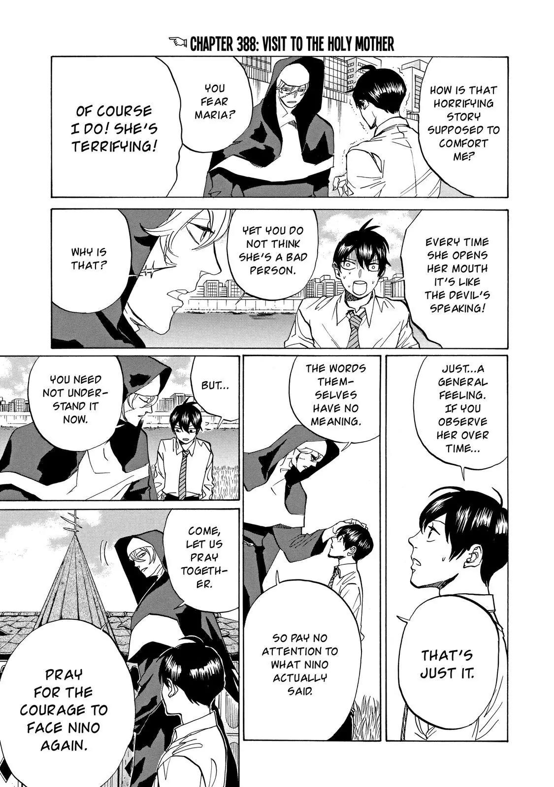 Arakawa Under the Bridge chapter 388 page 2