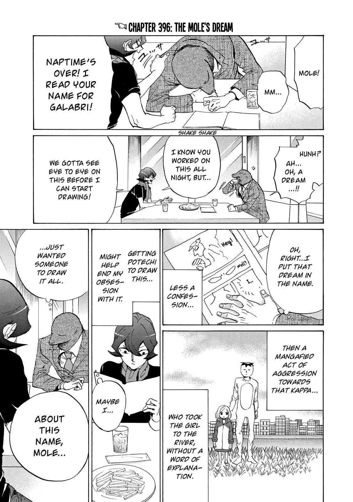 Arakawa Under the Bridge chapter 396 page 4