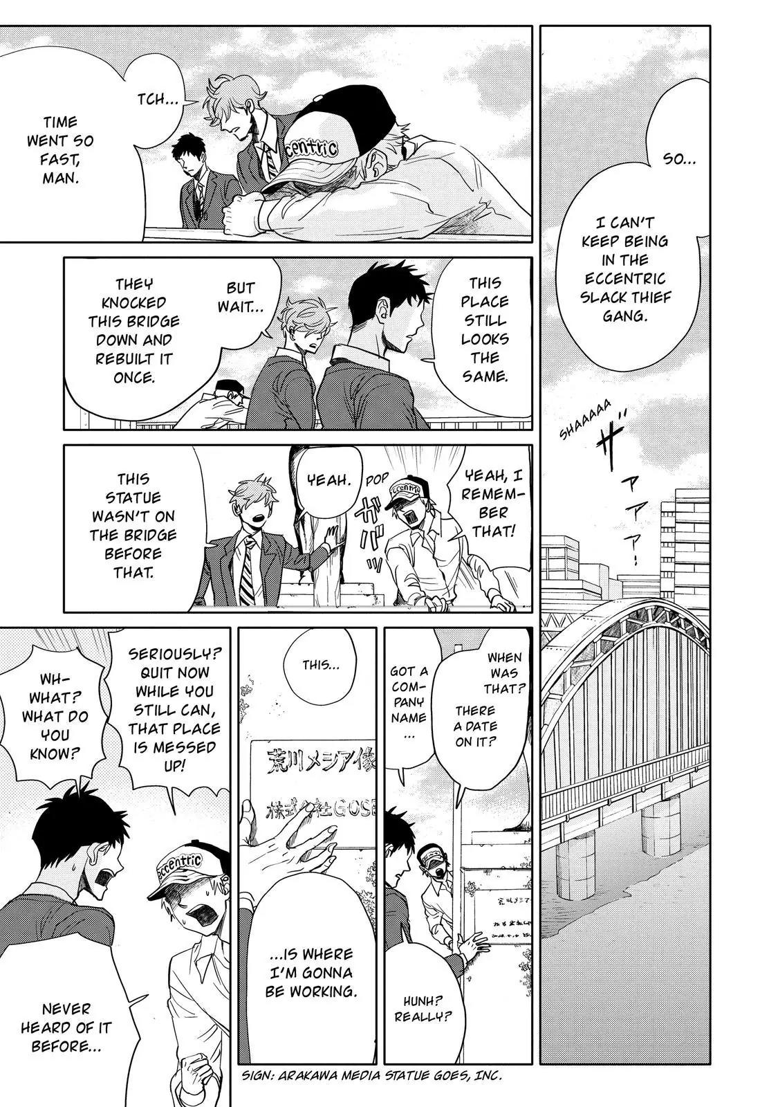 Arakawa Under the Bridge chapter 400.5 page 22