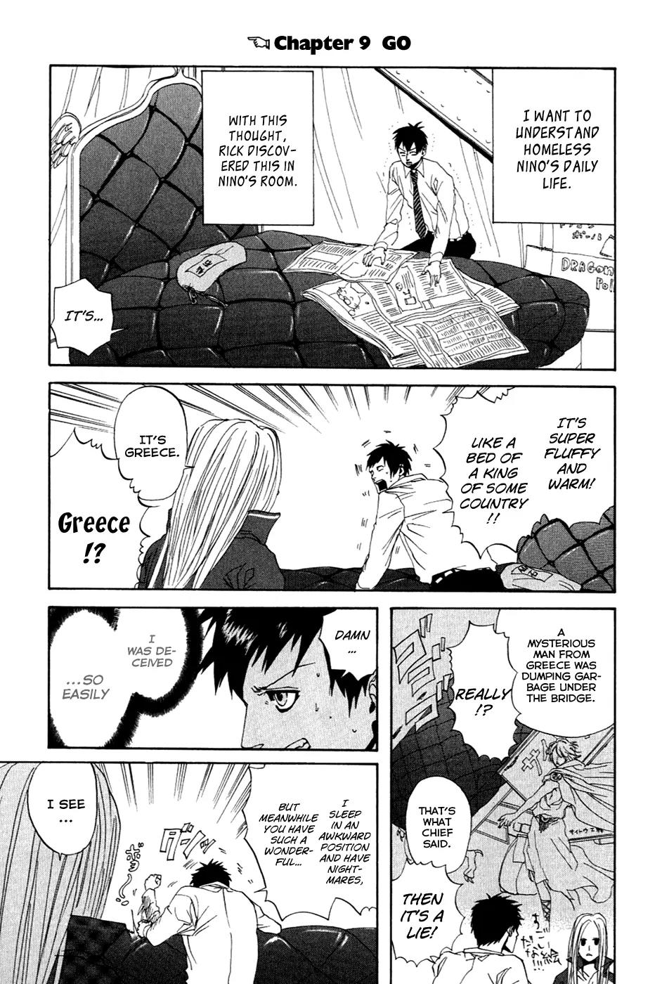 Arakawa Under the Bridge chapter 9 page 1