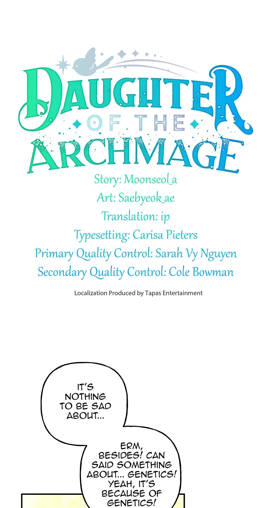 Archmage’s Daughter chapter 173 page 1