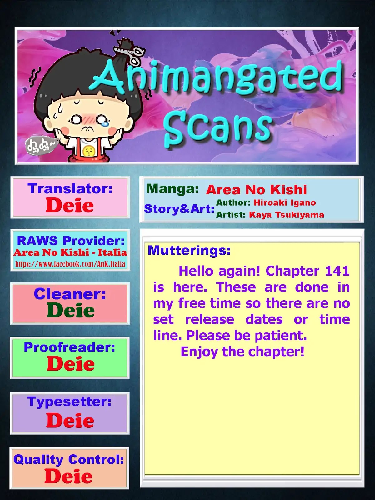 Area no Kishi chapter 141 page 1