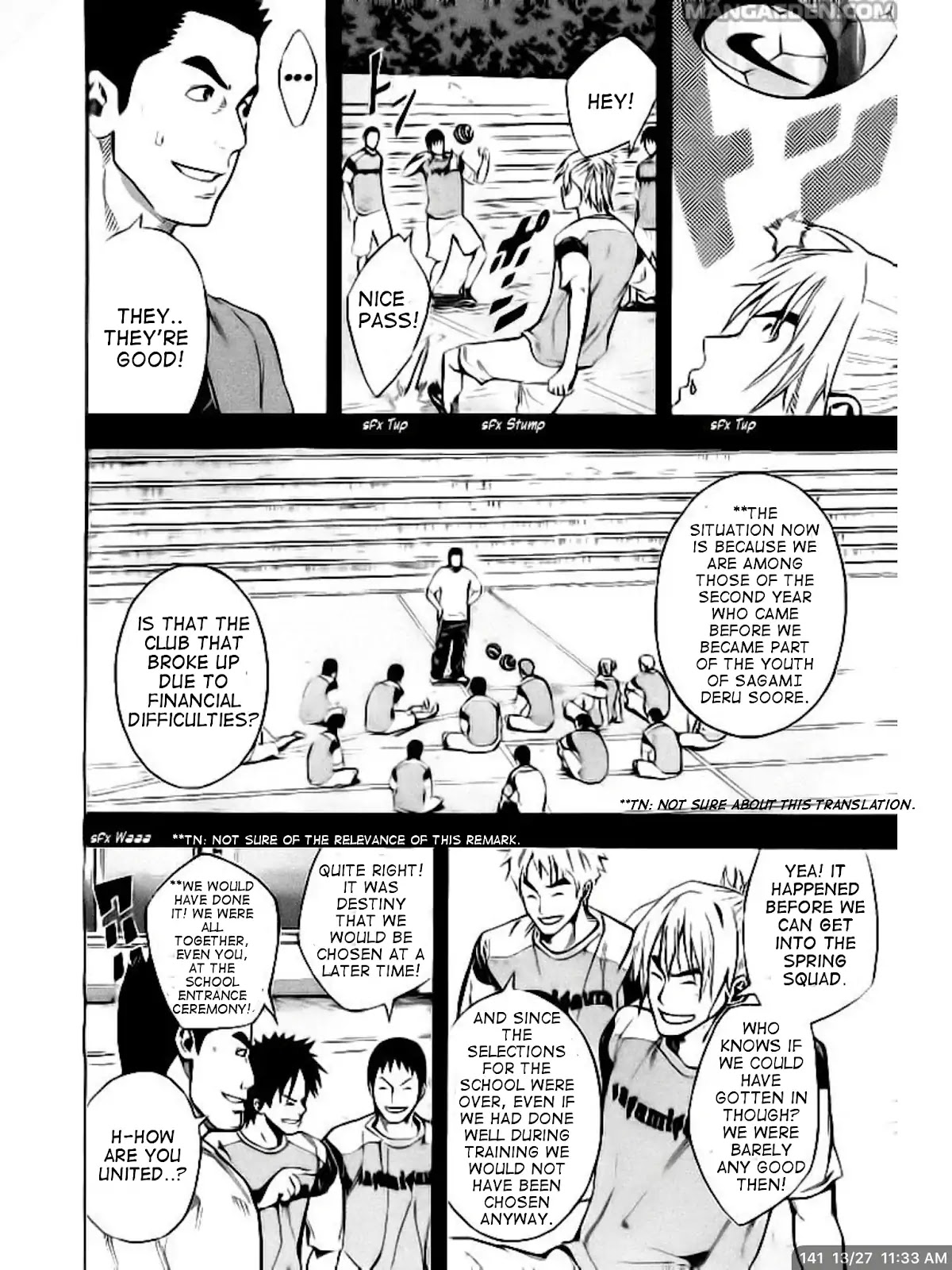 Area no Kishi chapter 141 page 13