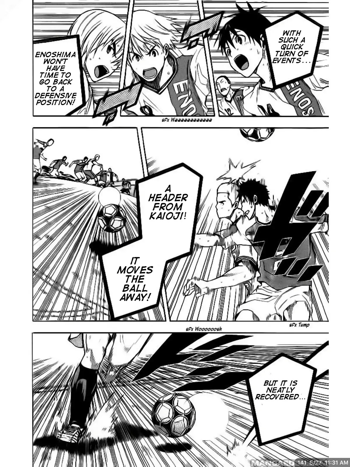 Area no Kishi chapter 141 page 5