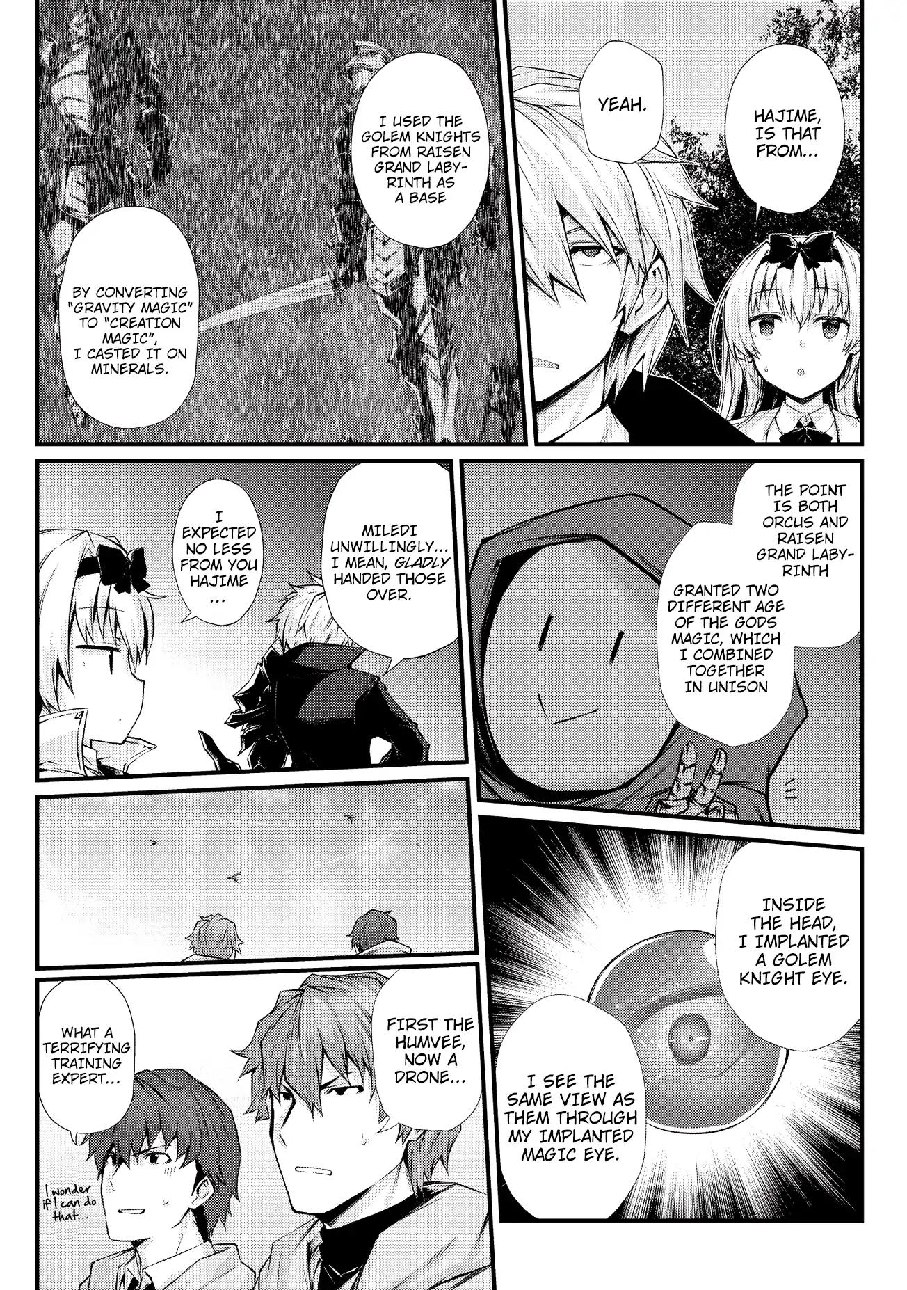 Arifureta Shokugyou de Sekai Saikyou chapter 30 page 13