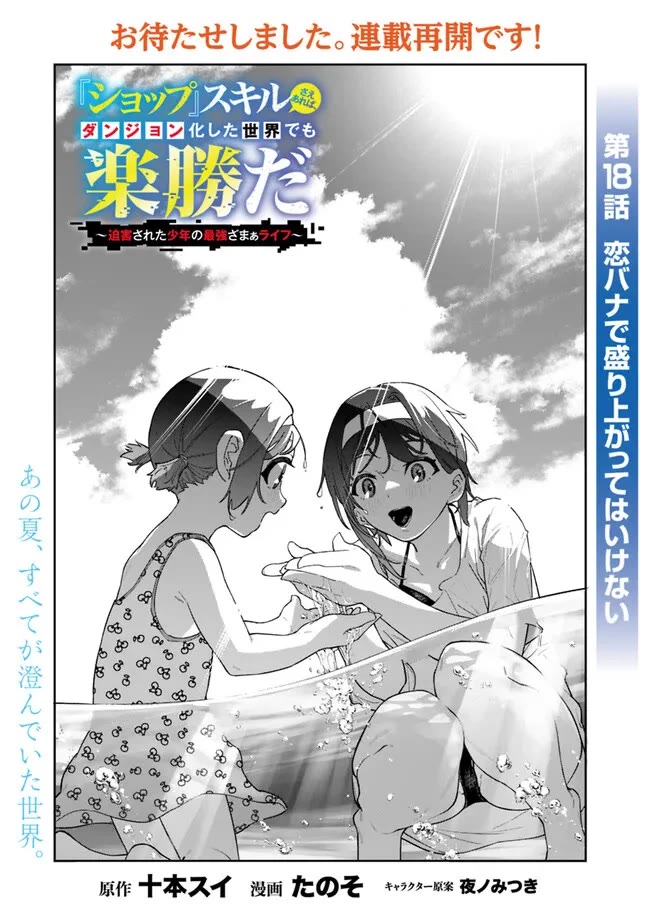 As Long as I Have the [Shop] Skill, I’ll Have an Easy Life Even in a World That Has Been Transformed Into a Dungeon! chapter 18 page 4