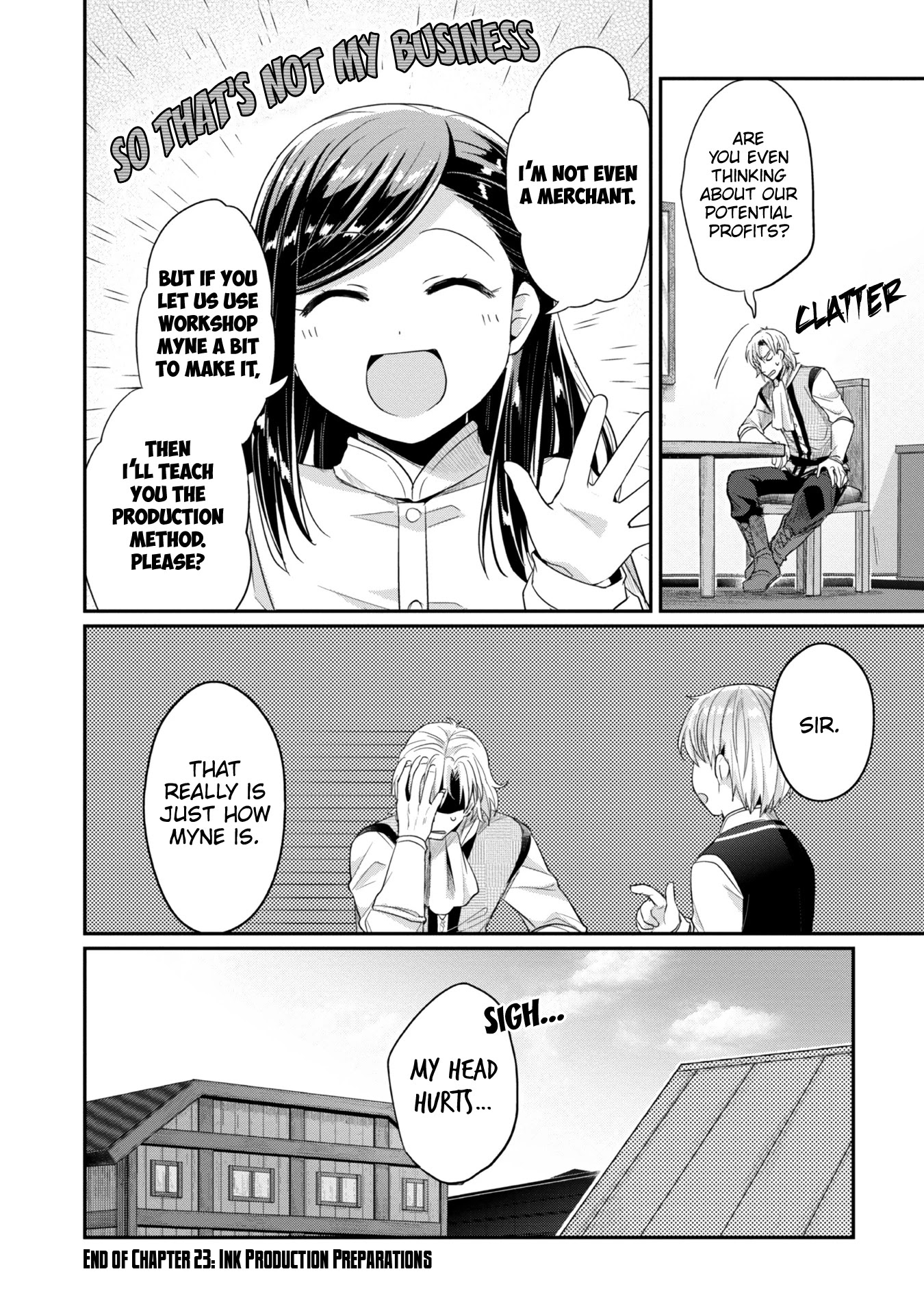 Ascendance of a Bookworm ~I'll Do Anything to Become a Librarian~ Part 2 「I'll Become a Shrine Maiden for Books!」 chapter 23 page 21