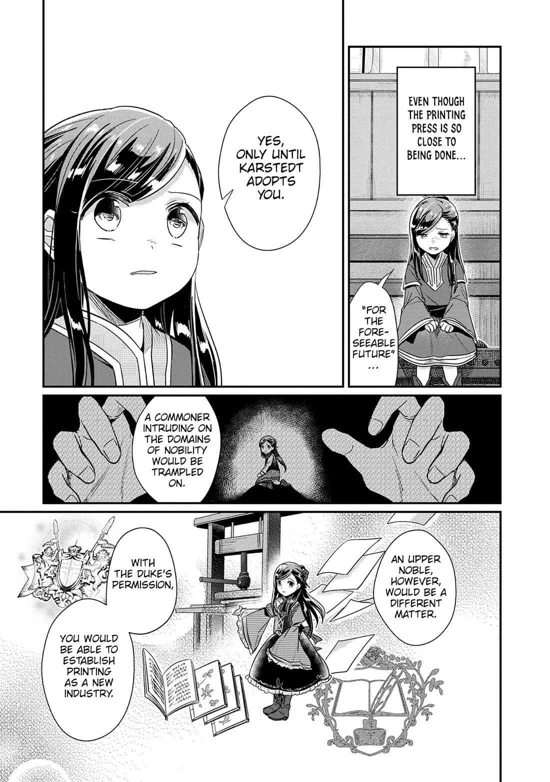 Ascendance of a Bookworm ~I'll Do Anything to Become a Librarian~ Part 2 「I'll Become a Shrine Maiden for Books!」 chapter 50 page 22