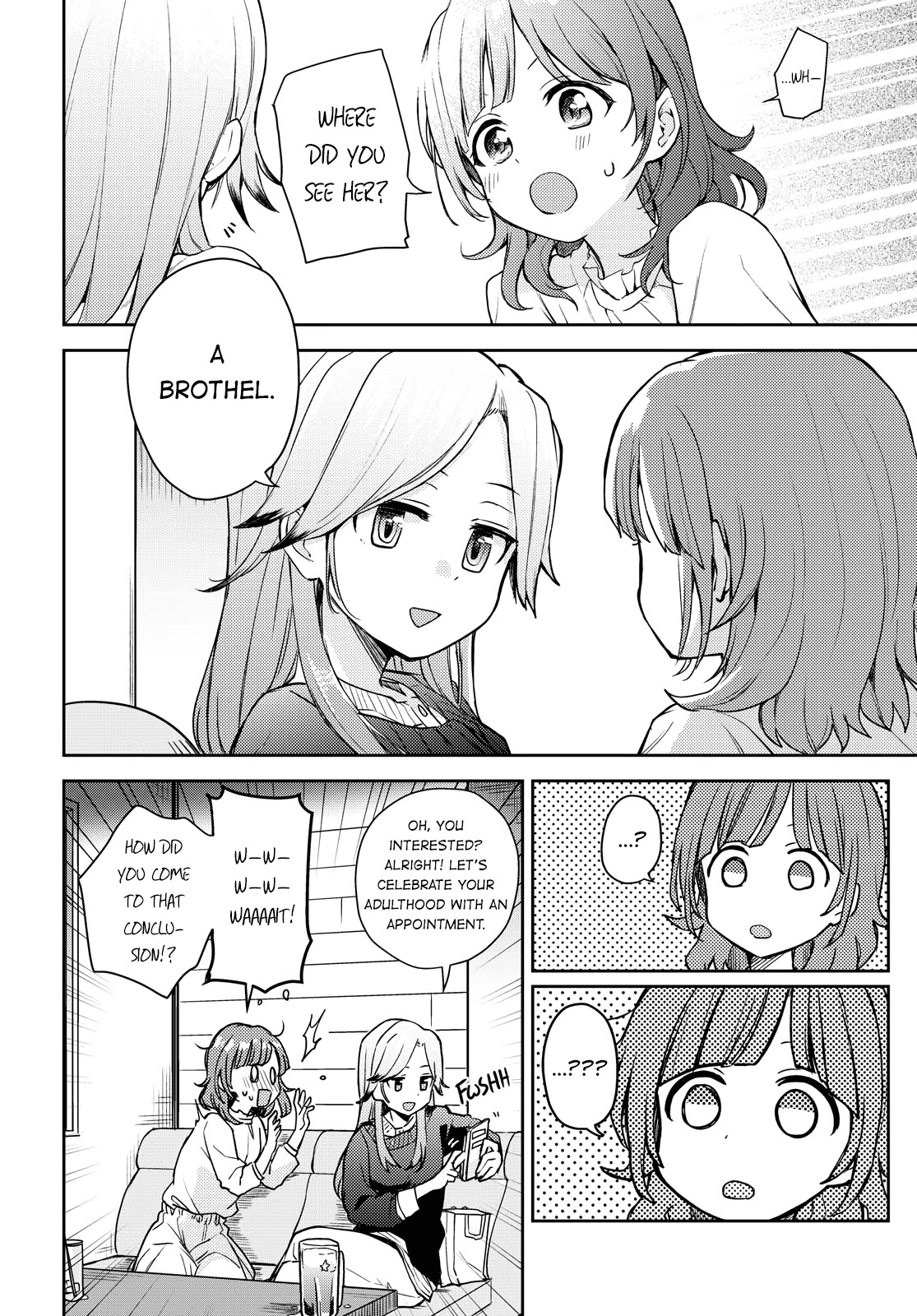 Asumi-chan is interested in Lesbian Brothels! chapter 1 page 12