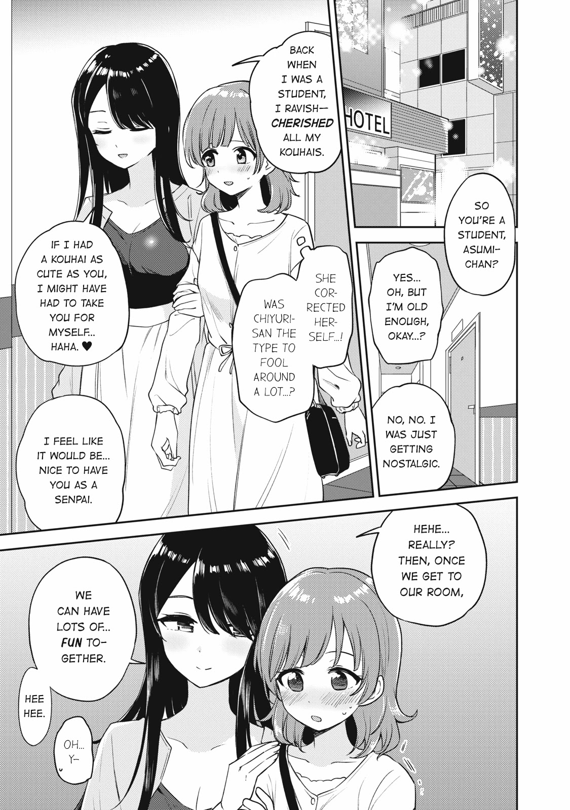 Asumi-chan is interested in Lesbian Brothels! chapter 10.1 page 3