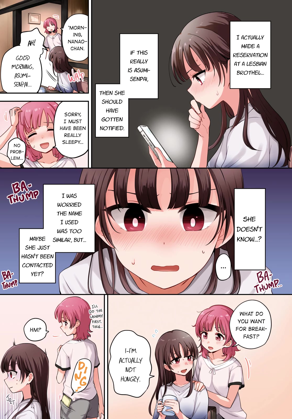 Asumi-chan is interested in Lesbian Brothels! chapter 14 page 1