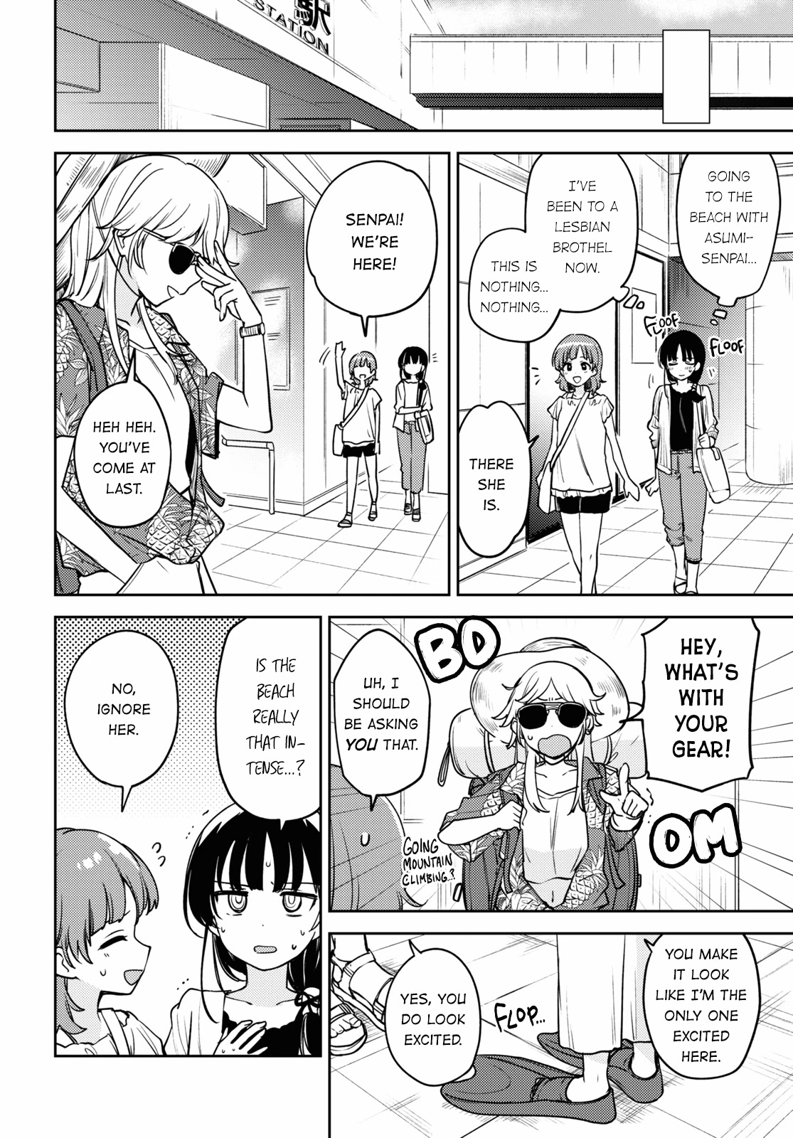 Asumi-chan is interested in Lesbian Brothels! chapter 15 page 4