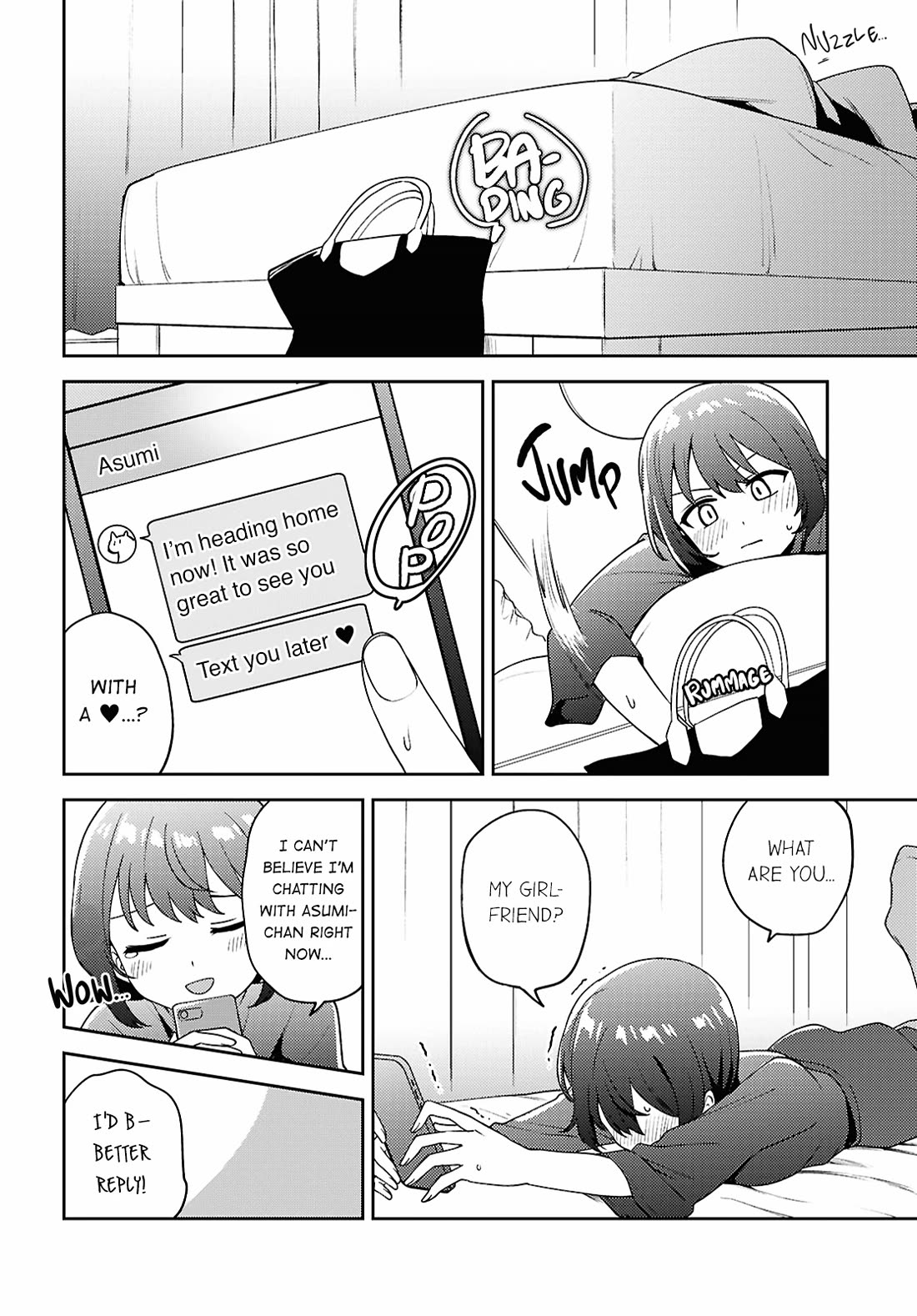 Asumi-chan is interested in Lesbian Brothels! chapter 28 page 4