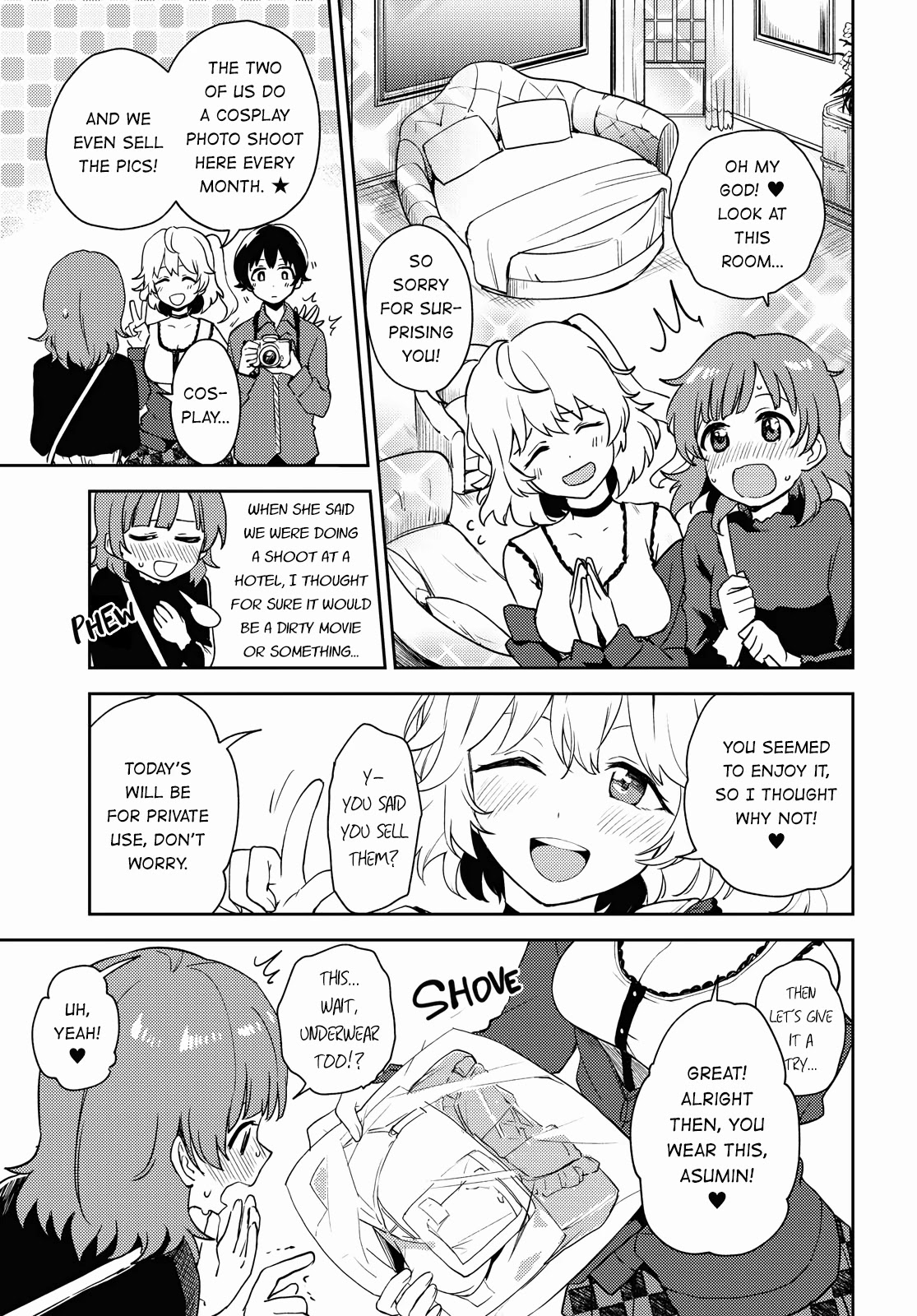 Asumi-chan is interested in Lesbian Brothels! chapter 3 page 15