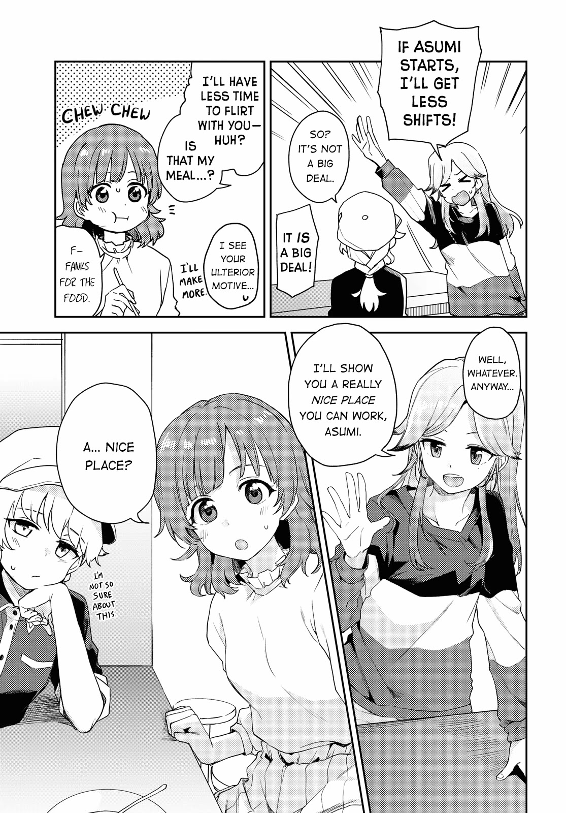 Asumi-chan is interested in Lesbian Brothels! chapter 3 page 5