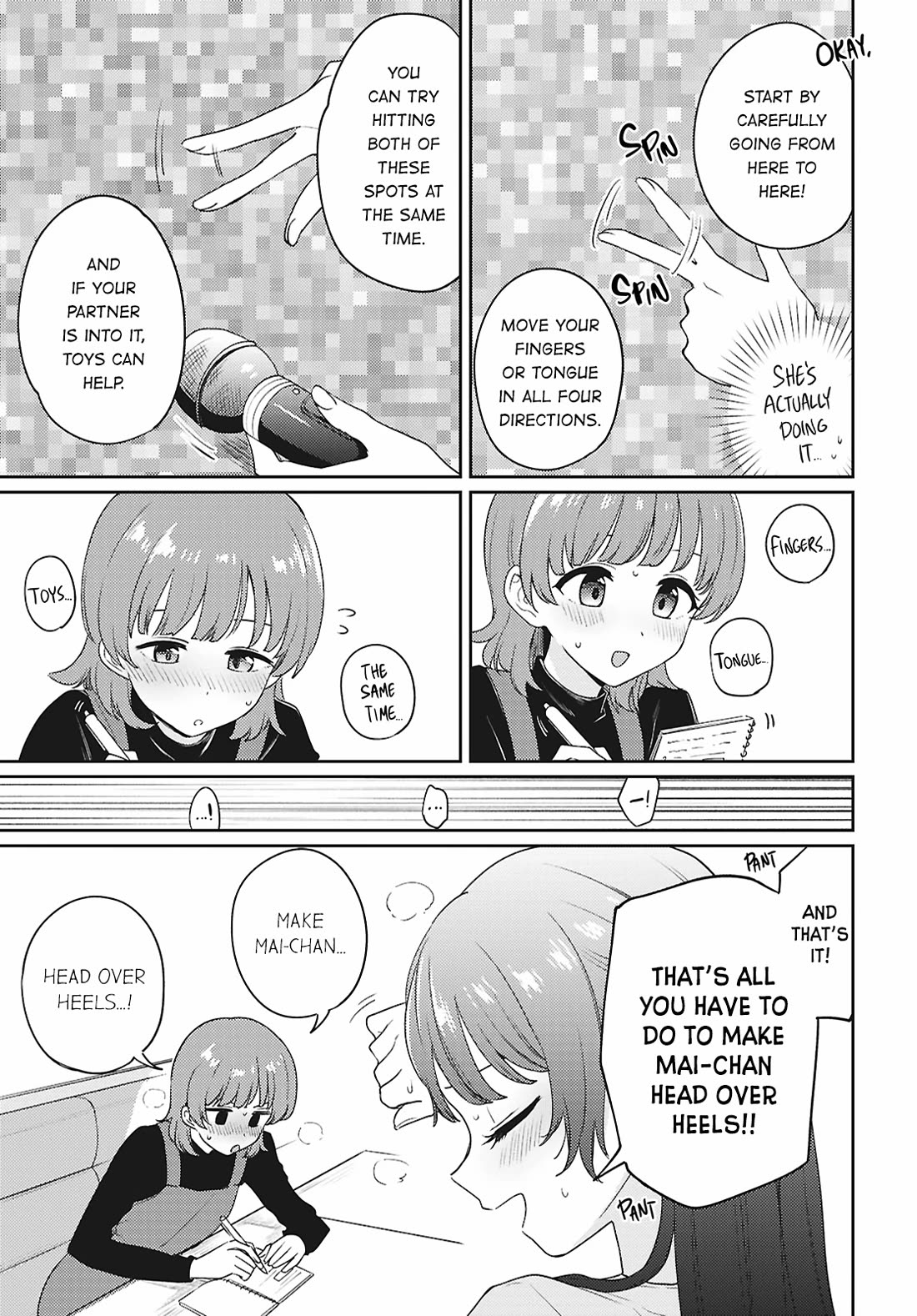 Asumi-chan is interested in Lesbian Brothels! chapter 34 page 13