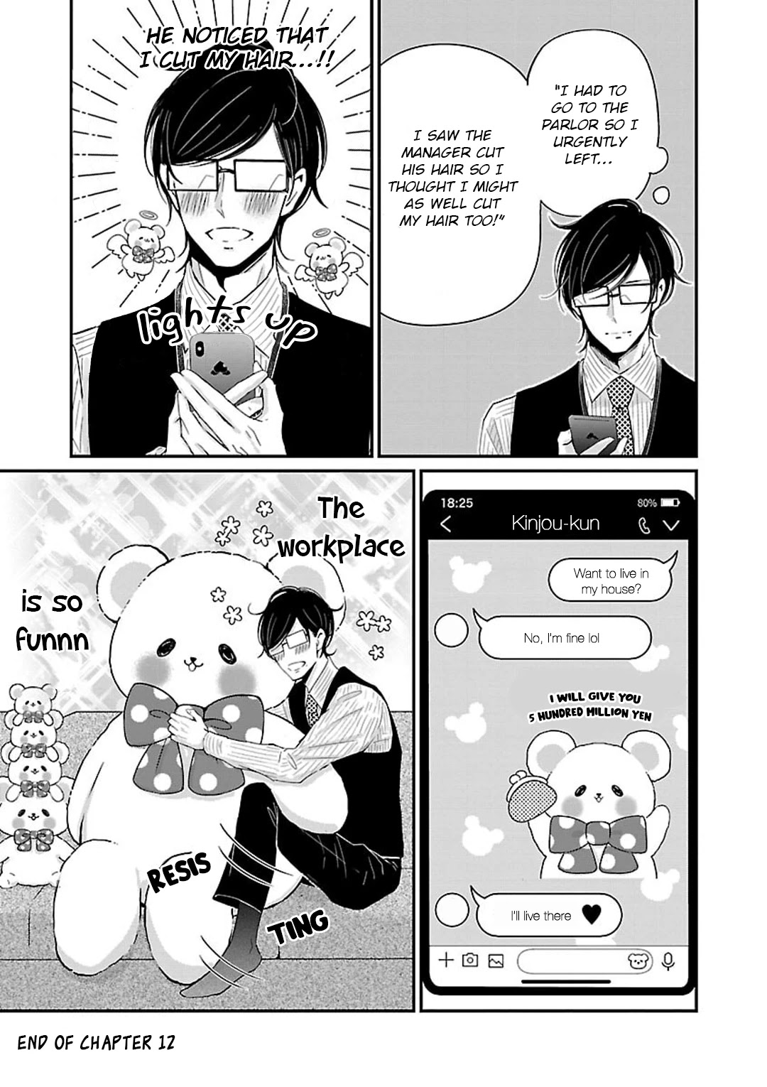 Atarashii Joushi wa Dotennen chapter 12 page 8