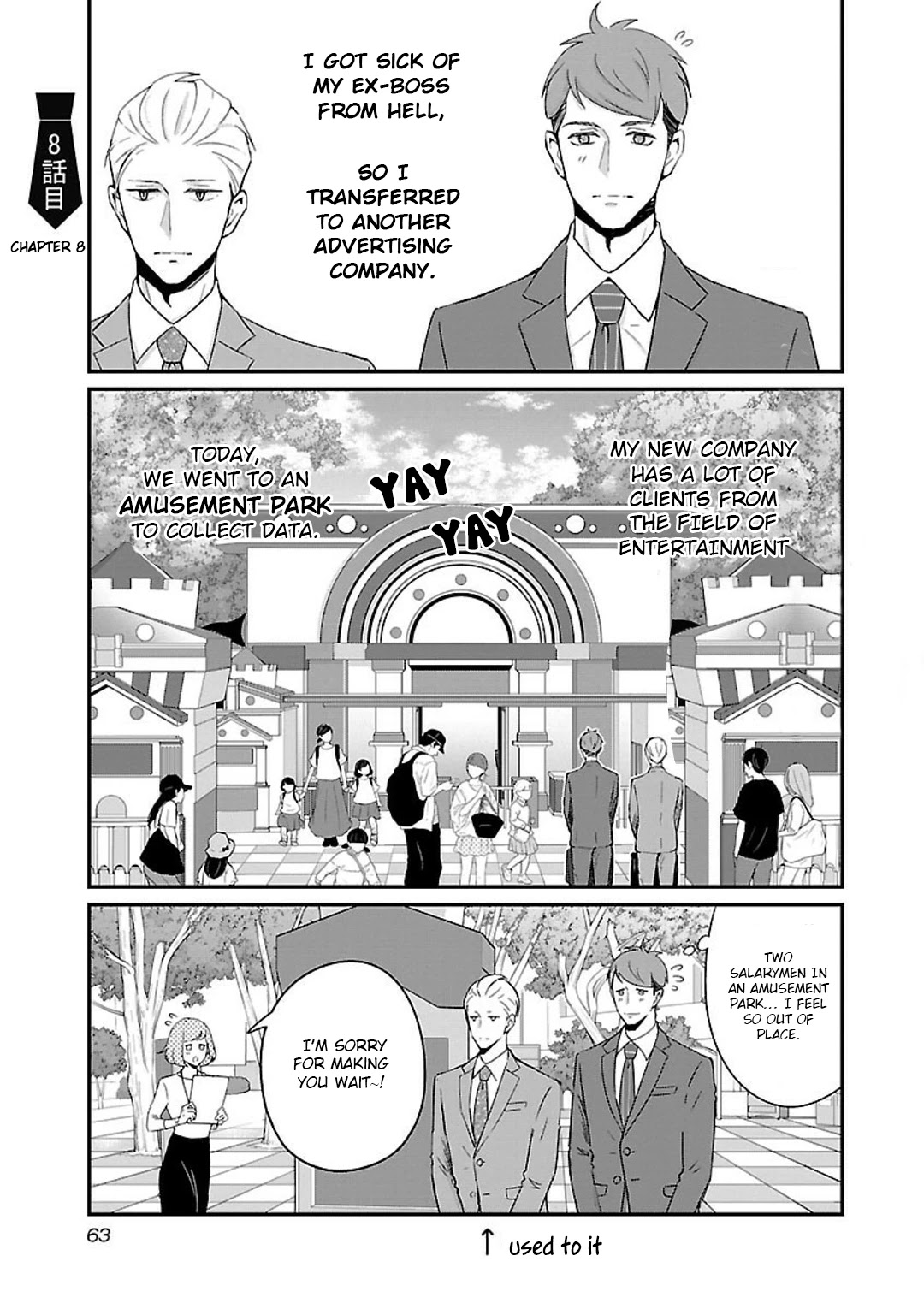 Atarashii Joushi wa Dotennen chapter 8 page 3