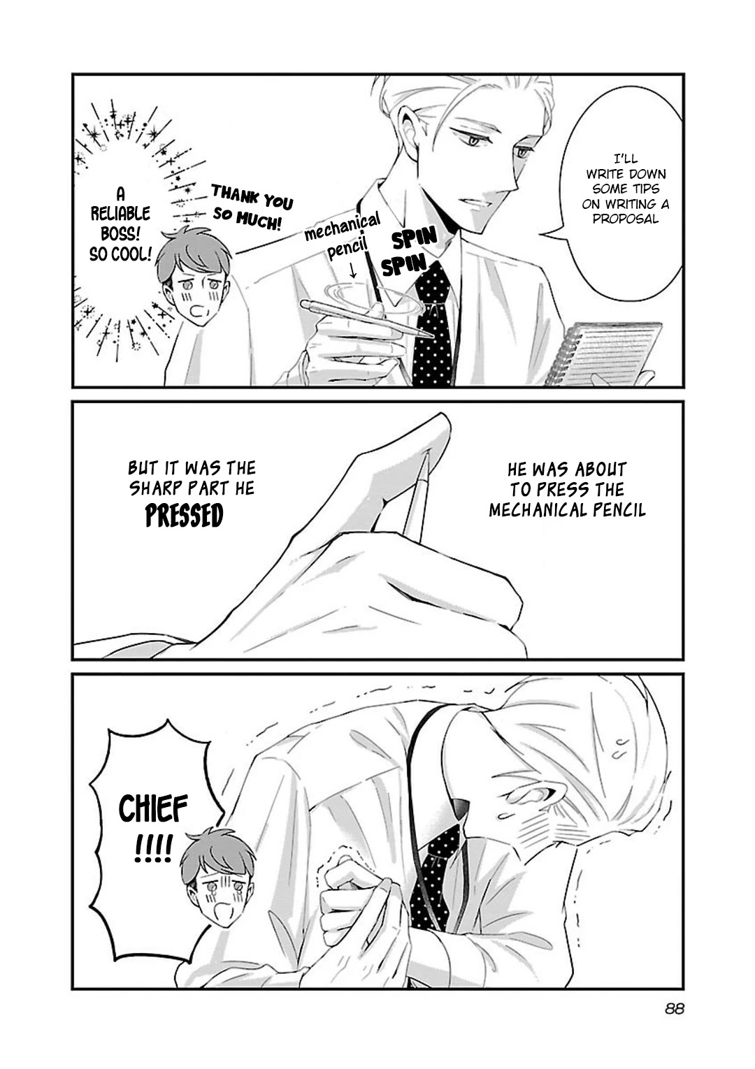 Atarashii Joushi wa Dotennen chapter 9.1 page 10