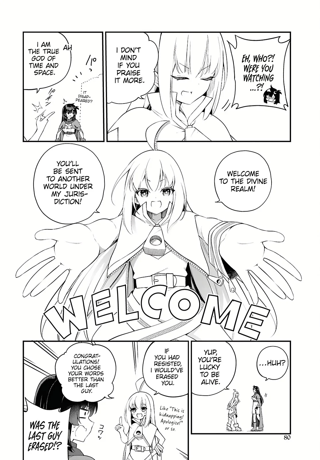Ato wa Gojiyuu ni Douzo! ~Tutorial de Kami-sama ga Last Boss wo Taoshi Chatta node Watashi wa Suki Houdai Ikiteiku~ chapter 1 page 8